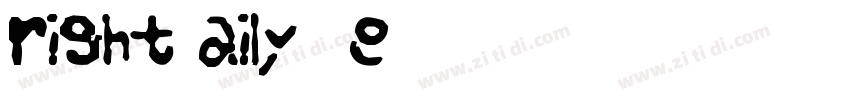 Bright Daily FREE Re字体转换